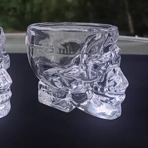 (2) Crystal Head Vodka Collectable Shot Glasses
